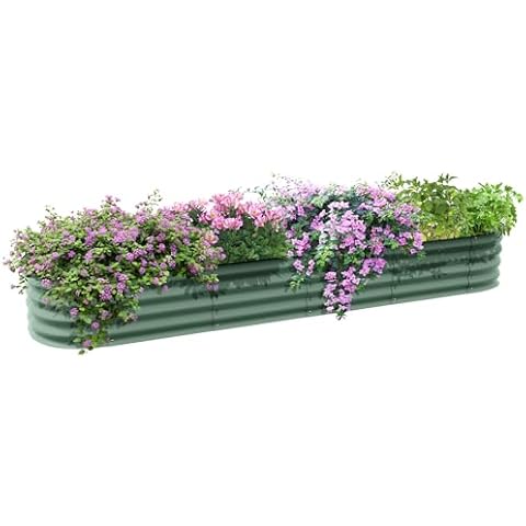 Outsunny Jardinière surélevée en Acier Cover