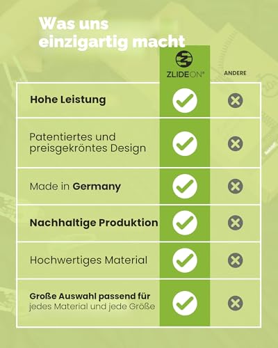 Zlideon Reißverschluss Reparaturset für schmale Reißverschlüsse – 4 Stück, Schwarz | Sofortiger Ersatz-Schieber für Kleider, Bettwäsche, Innentaschen von Handtaschen