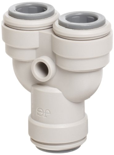 John Guest Acetal Copolymer Tube Fitting, Two-Way Divider, 1/2