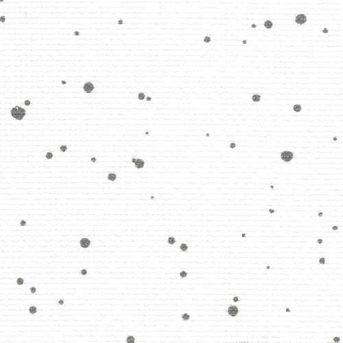 Image of Wizardi Stern-Aida Splash Light Basalt 3706 1329, Precut Zweigart 14 Count Cross Stitch Fabric, 100% Cotton Needlework Blank Canvas and Embroidery Cloth, 19x21 in for Adults