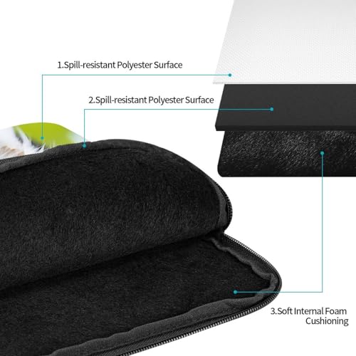 Dumb Monkey Laptop Sleeve Case 15 Inch Suitable For Notebook Computer Tablet Traveling Carrying Simple Case3