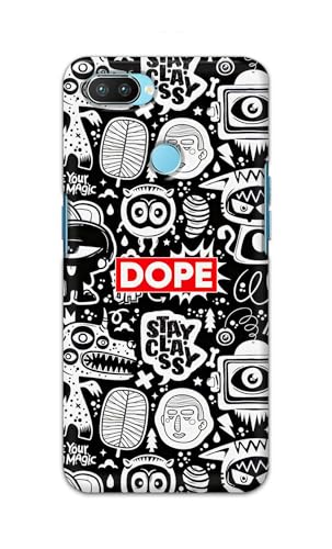 Image of Printed Hard Back Cover Case for Realme 2 Pro Back Cover (Mixed Cartoons) -1111