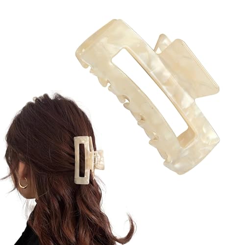 Grandes griffes à cheveux rectangulaires avec système antidérapant pour fixation durable