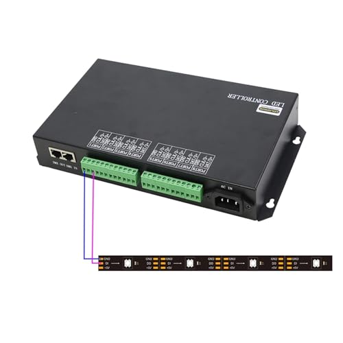 Contrôleur Artnet H807SA 8192 pixels pour synchroniser 8 bandes LED