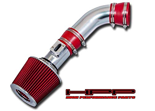 High Performance Parts Short Ram Air Intake Kit & Red Filter Combo Compatible for 2008-2012 Chevy Colorado/GMC Canyon 2.9L L4 / 3.7 L5 Engine