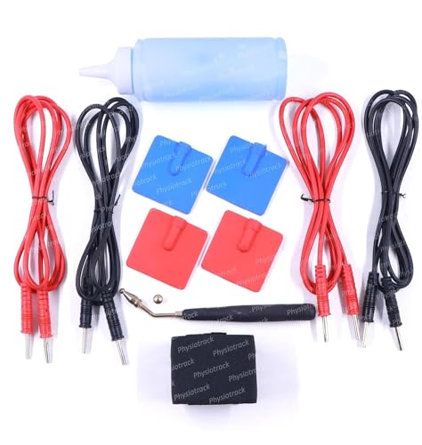 Image of PHYSIOTRACK Advanced Muscle Stimulator Mini Therapy Unit, 2 Channel | Portable MS Machine, Physiotherapy & Pain Relief, Muscle Rehabilitation, Includes 4 Pads, 1 Year Warranty, Clinical Grade