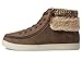 BILLY Footwear Cuff II Sneakers for Women Offers Man-Made Upper, Round Toe, and Lace and Zip Closure Tobacco 7.5 M