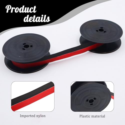 CONNECTION 3er Pack Farbband Schreibmaschine Schwarz/Rot Schreibmaschinenband Nylon Typewriter Schreibmaschinen Farbband für Schreibmaschine Kompatibel mit Klassischen Modellen GR4 GR1