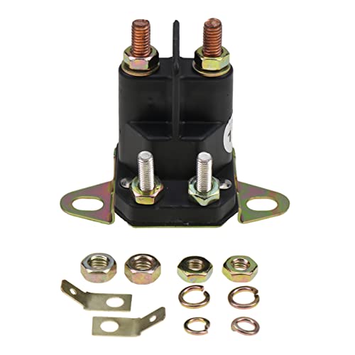Solarhome 33-334 4 Pole 12V Universal Solenoid Replaces 146154 109946 109081X 1753539 AM130365 AM132990 AM133094 AM138497 GY00185 532109081 725-04439A 1-513075 884-1221-210 892-1251-210