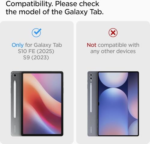 Image of Spigen Rugged Armor Pro | Samsung Galaxy Tab S10 FE /Tab S9 Case [S Pen Holder] [Trifold Stand] 10.9 inch 11 inch Folio Full Cover | TPU+PU Leather - Black