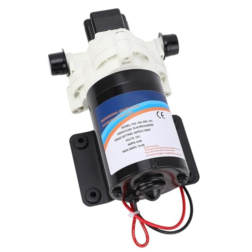 Dioche Pompe RV 12V DC 4.0 GPM 45 PSI Pompe à Membrane Auto-amorçante pour RV, Marine, Yacht et
