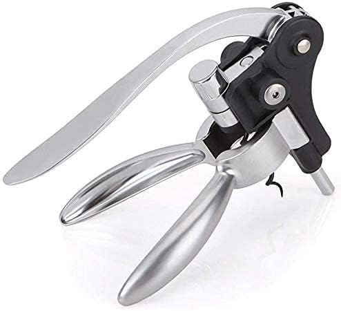 Corkscrew Wine Bottle Opener Set - Silver