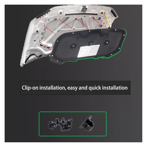 Coussin isolant capot Mercedes CLA C117 stoppe chaleur bruit tapis coton - 4