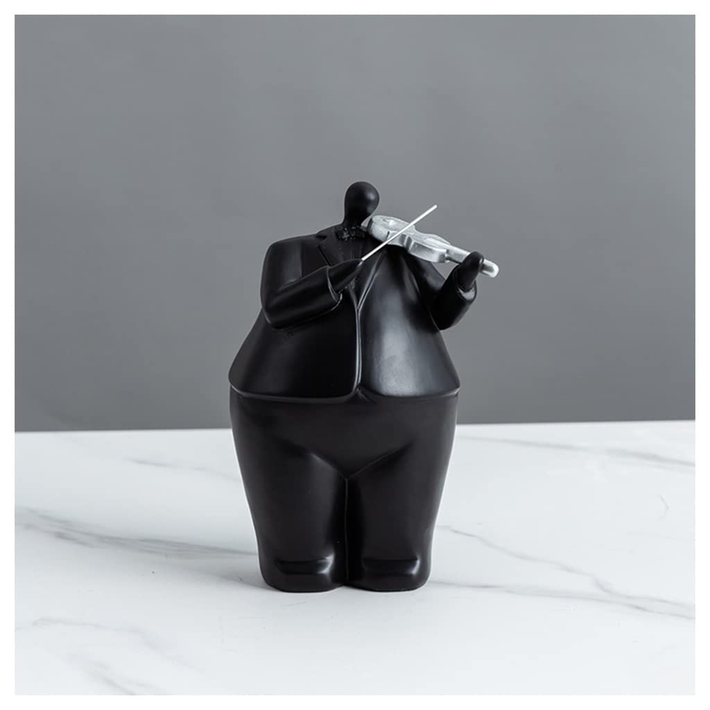 FLYIODFCXV desk ornaments, Resin Guitar Player Statues and Sculptures Home Décor,for Living Room Bedroom Office Bookshelf