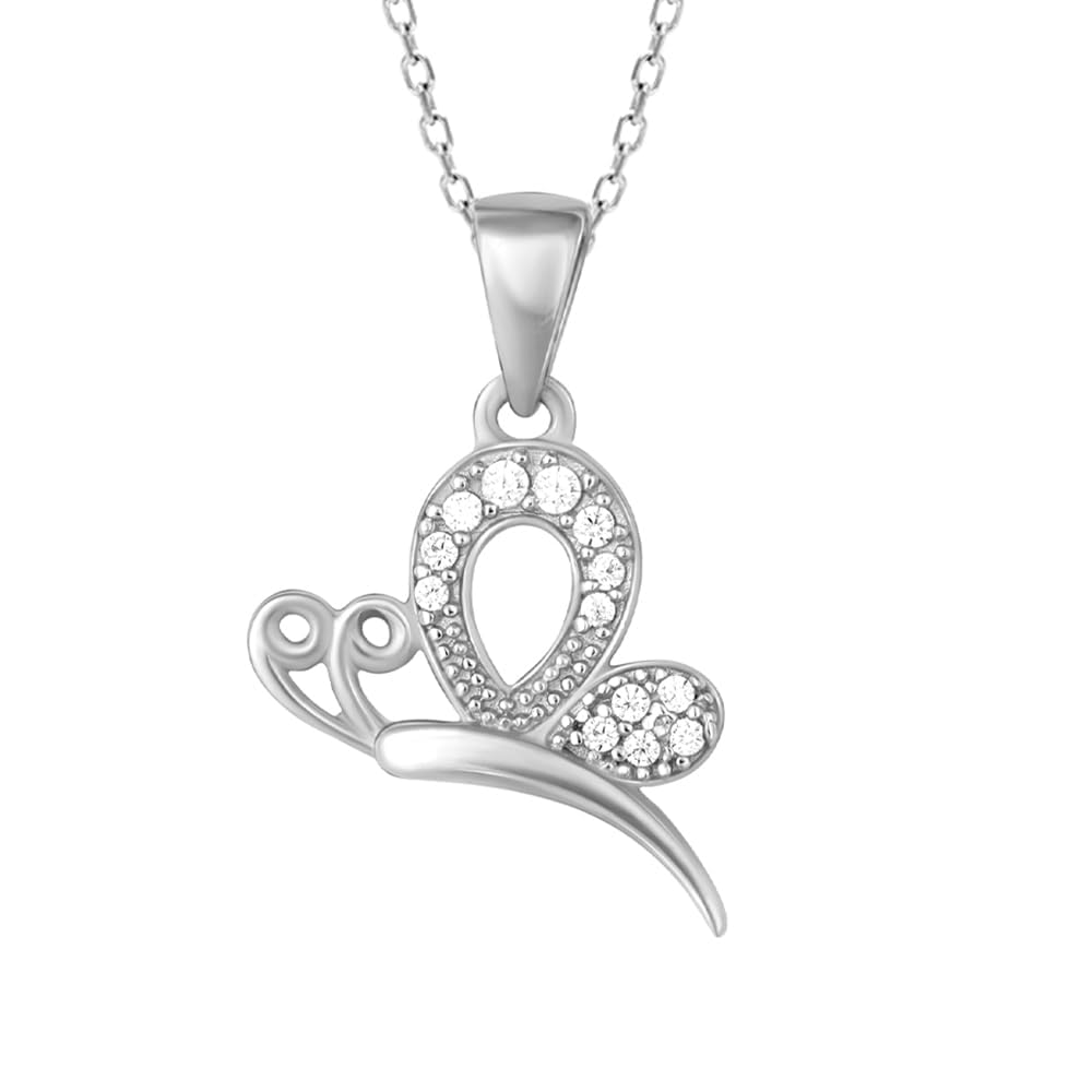 925 Silver Love Like A Butterfly Pendant With Link Chain| Necklace to Gift Women & Girls | With Certificate of Authenticity and 925 Stamp | 6 Months Warranty-image-10
