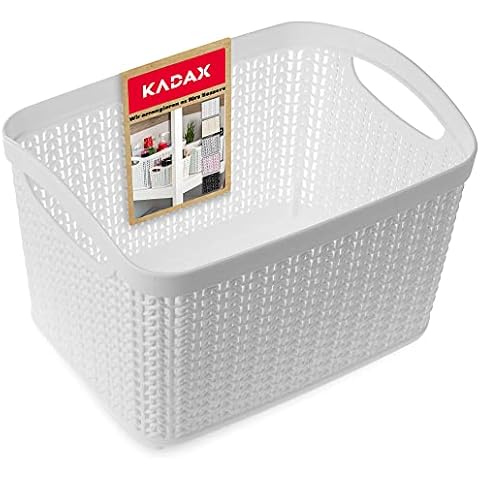 KADAX Rectangular Open Storage Basket, 6.6 L Cover