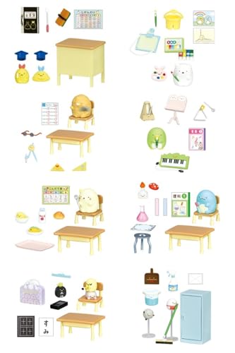 Figurine Rement San-X Sumikko Gurashi école élémentaire miniature en PVC