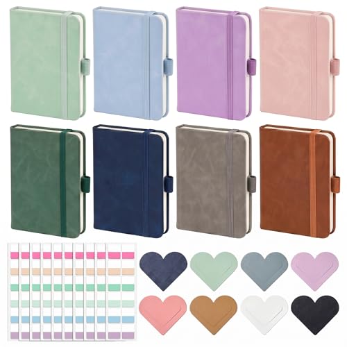 Carnet de notes A7 multicolore pour organiser vos réunions et récits de voyage