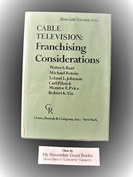 Unknown Binding Cable television: Franchising considerations (Rand cable television series) Book