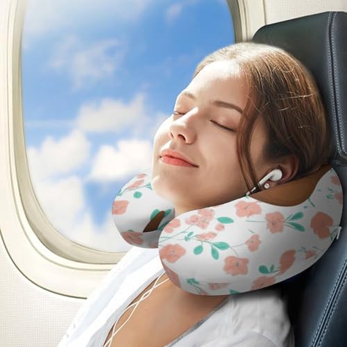 Almohada U de espuma viscoelástica 30 cm para viaje miniatura 3