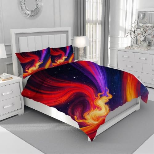Ensemble de literie 140x200 graffitis 3d rouges pour lit d'enfant - 5