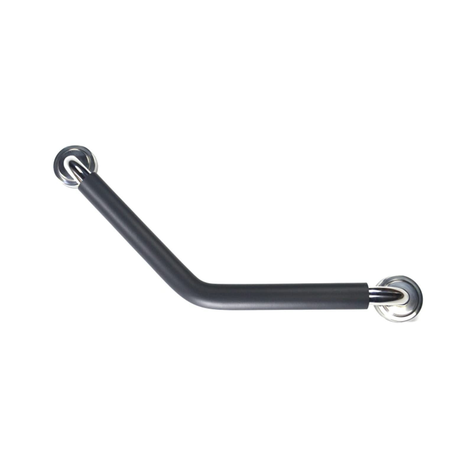 Maniglione Antiscivolo a Parete Nero, Barra di Supporto in Acciaio Inox per vasche da Bagno e docce, Maniglia di Sicurezza per Anziani e Persone infortunate (Colore: A)