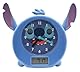 Lexibook, Disney Stitch, My Educational Nightmate, Alarm Clock, Night Light, Dawn Similator and Storyteller, with Mains Cable, Blue, RLT100D