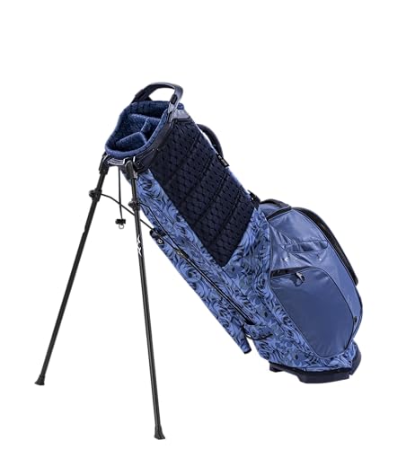 Sun Mountain Women's 2025 Eclipse E-2.5 4-Way Stand Bag, Floral/Blue/Navy