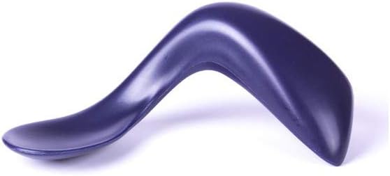 Kizingo Right-Handed Curved Baby Spoons for Baby-Led Weaning (1-Pack, Purple)