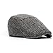 VIDI Fashion Berets Caps Men Women Cotton British Retro Plaid Flat Male Autumn Winter Adjustable Driver Hat Unisex Duckbill