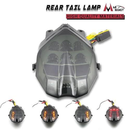 Disfruta cada ruta nocturna con la luz trasera giro y freno para Triumph 675 5