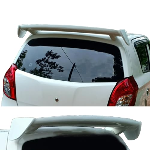Image of Car Spoiler Compatible to Alto-Astar-Swift-Ritz Fludic Semi-Finished (Unpainted) Fiber Reinforced Plastic (FRP)