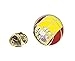 Gemelolandia Anstecknadel Basketball Flagge Spanien 18 mm | Deko- und Geschenkartikel | Fahnen, Manschettenknöpfe, Aufnäher, Pins und Vieles Mehr | Für Hochzeiten, Taufen und Besondere Anlässe