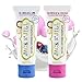 Jack N' Jill Kids Natural Toothpaste, Made With Natural Ingredients, Helps Soothe Gums & Fight Tooth Decay, Suitable From 6 Months+ - Bubblegum & Berries & Cream Flavour Bundle 2 x 50g immagine