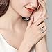 Natural Moss Agate Ring 925 Sterling Silver Green Round Moss Agate Ring Set Promise Ring Engagement Wedding Jewelry Gift for Women #7