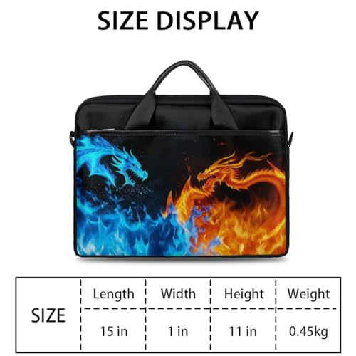 Image of Laptop Case Bag,15.6 inch Laptop Sleeve Bag,Shockproof Protective Computer Cover,Water Resistant Notebook Briefcase(25)