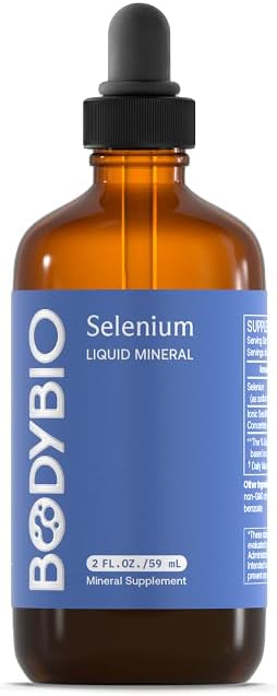Liquid Selenium for Immune Support, Heart and Thyroid Health - High Absorption, Pure, Concentrated Selenium Supplement - 2oz