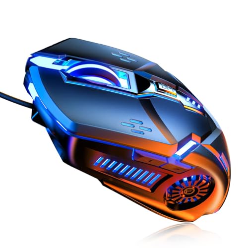 CHONCHOW Silent Click Mouse, Gaming Mouse Wired, 6 Button...