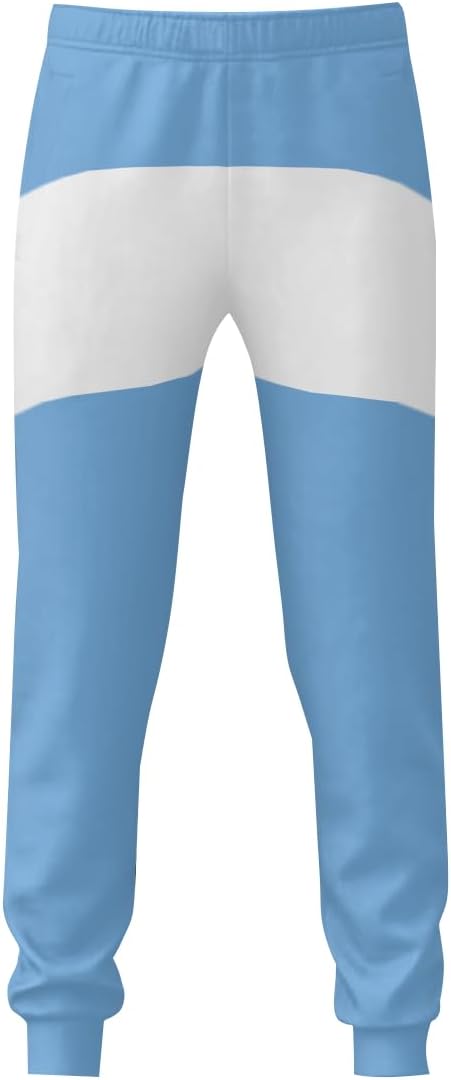 Argentina Flag Sweatpants 3D Printed Soft Jogger Long Pants Running for Men Sports