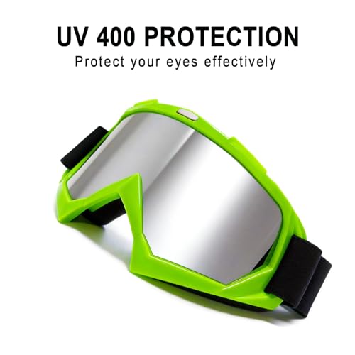 Image of Dirt Bike Goggles Motorcycle ATV Glass Riding Four Wheeler Offroad Mx Racing Helmet Goggles