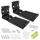 TEBPKBALL Soundbar Wall Mount NO Stud Easy Install - Fits Samsung, Sony, Bose & All Brands, Adjustable Depth 3.74'-5.71', Anti-Slip EVA Pads