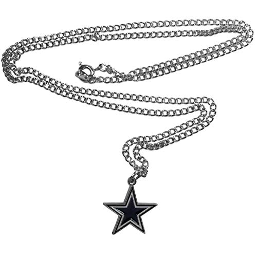 NFL Siskiyou Sports Fan Shop Dallas Cowboys Chain Necklace with Small Charm 22 inch Team Color - Thumbnail 2
