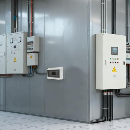 Sicherungskasten Aufputz, 1-reihig 8 Module Robuster IP65 Verteilerkasten Aufputz, Unterverteilung Aufputz für Garten, Außenbereiche, Ladesäulen und Villen