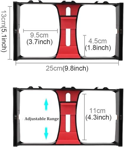 Image of Smartphone Video Rig, Phone Video Stabilizer Camera Case Mount Holder for Filmmaking and Vloging, with Cold Shoe Mount for Smartphone, for Streaming Equipment (RED Cage Rig)