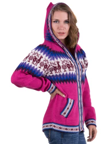 Gamboa Alpaca Sweaters Women Cardigan For Women Alpaca Wool Sweater Sweaters For Women Alpaca Cardigan Purple #TOP3