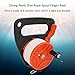 SPYMINNPOO Multipurpose Diving Reels with 46m White Wire, Dive Rope Spool Finger Reel for Cave and Exile Diving (Wheel)