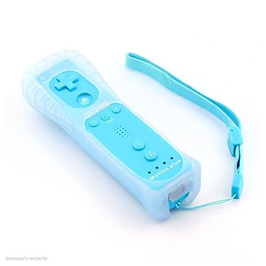 CaaWoo Manette de Wii Wii U de Jeux Motion de Jeux Télécommande Elégents Multijoueurs Housse de Protection (Bleu clair)