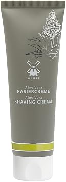 MILL Traditional Shaving Set 8 pcs - Brush Planer and Metal Stand Chrome Plated Blade Cream Cloth After Shave