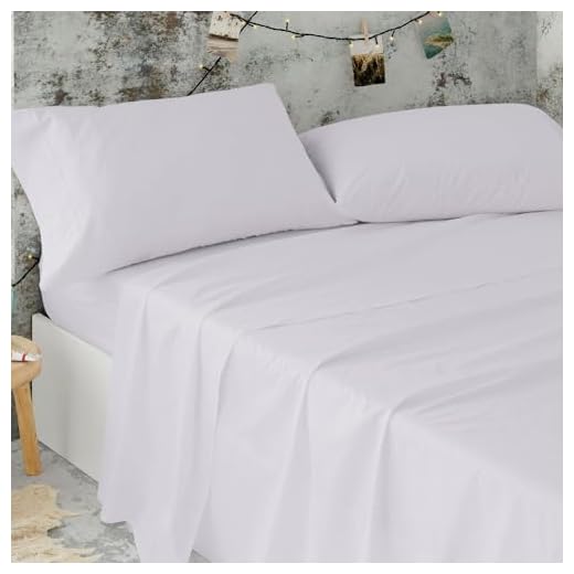 Burrito Blanco Sábanas de Hostelería | Sábanas 180x190/200 | Juego de Sábanas de Matrimonio | Ropa de Cama Algodón/Poliéster | Fácil Planchado | Color Gris | Disponible en Más Medidas