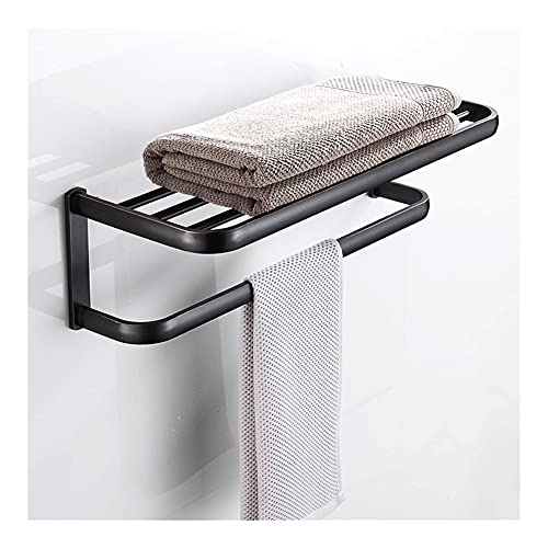 Porte-serviette mural en laiton pour optimiser et décorer une petite salle de bain